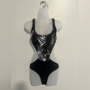 Black and White Enjoue one piece swimsuit